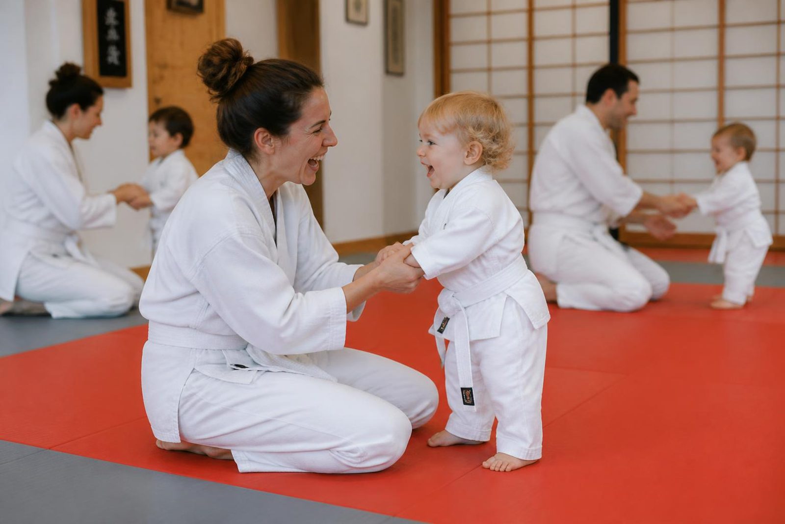 A Big Confidence student smiling proudly after class at Go No Sen Karate in Peekskill